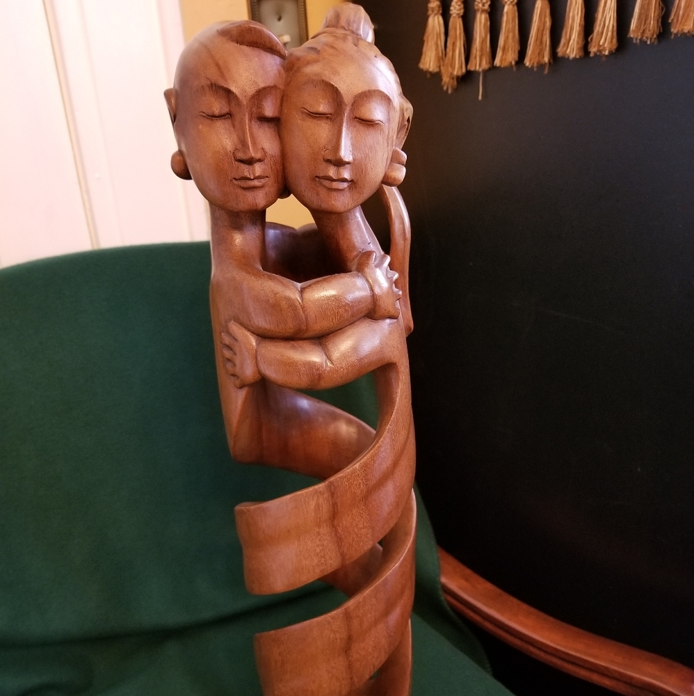 Beautiful wooden statue